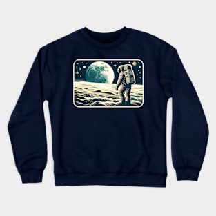 Moon Landing - Astronaut Crewneck Sweatshirt